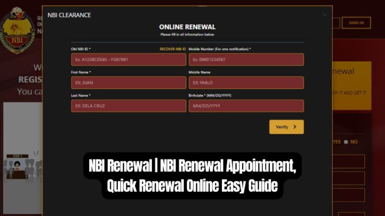 NBI Renewal | NBI Renewal Appointment, Quick Renewal Online Easy Guide