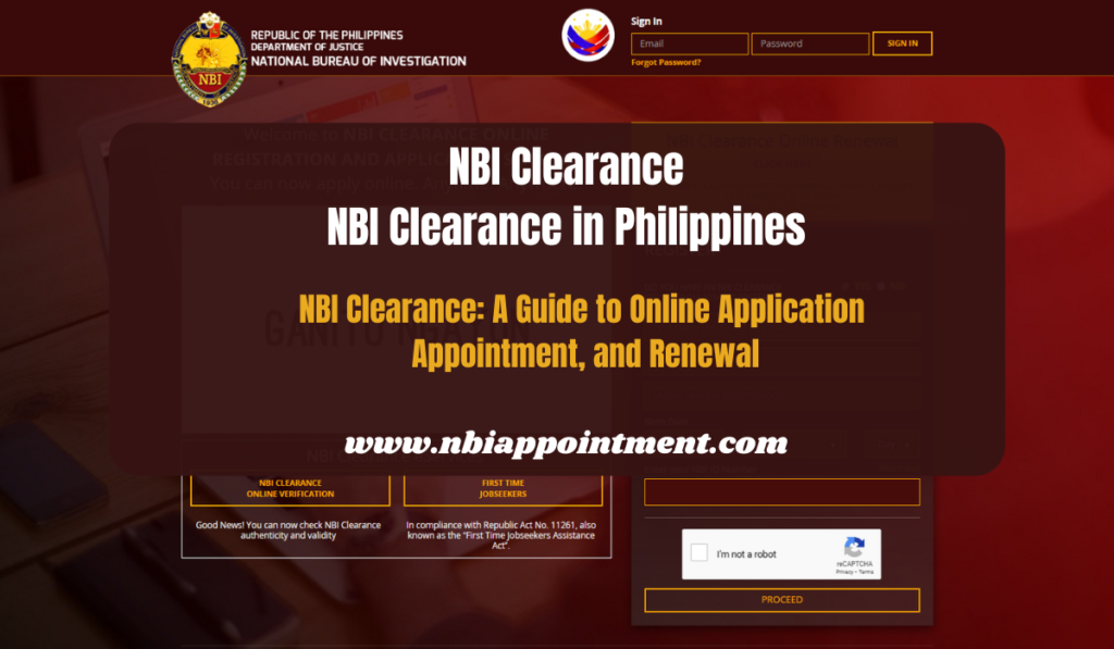 NBI CLEARANCE ONLINE