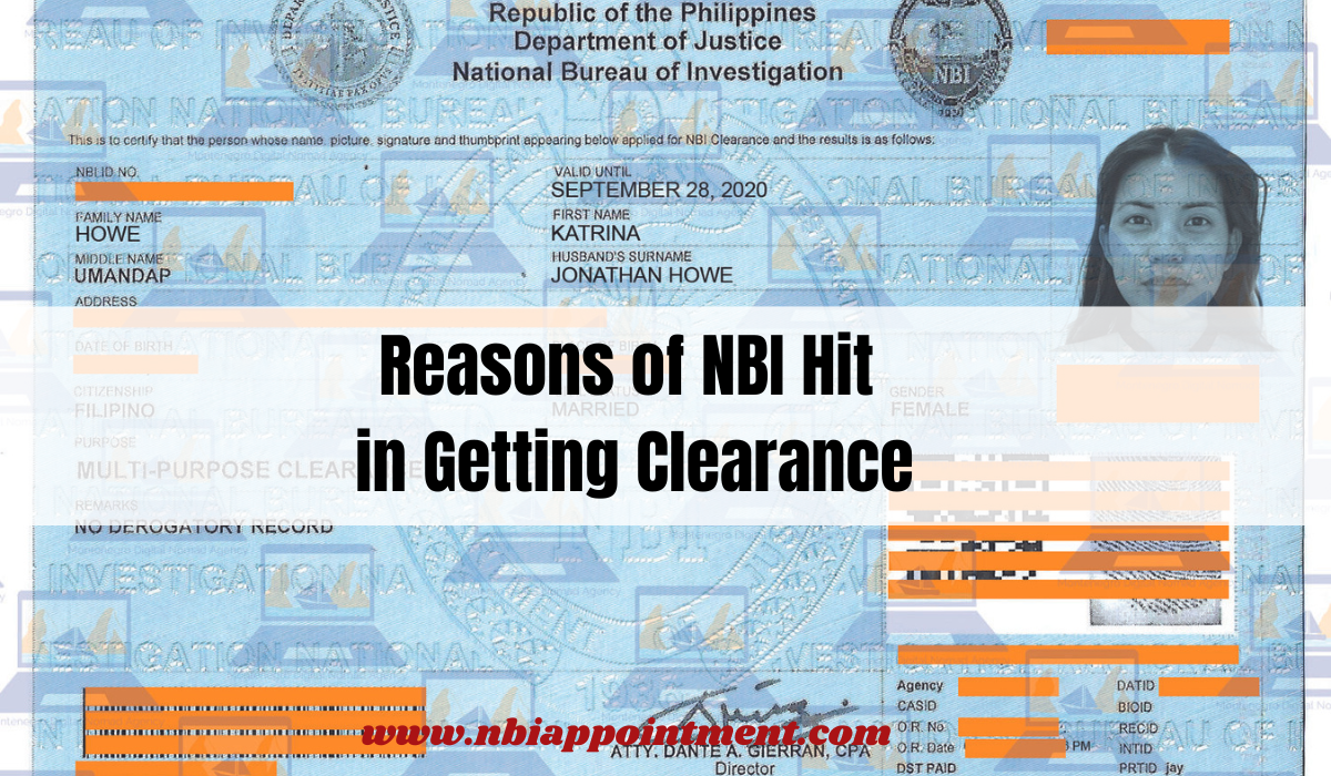 Reasons of NBI Hit in Getting Clearance