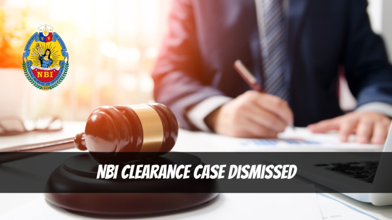 NBI Clearance Case Dismissed