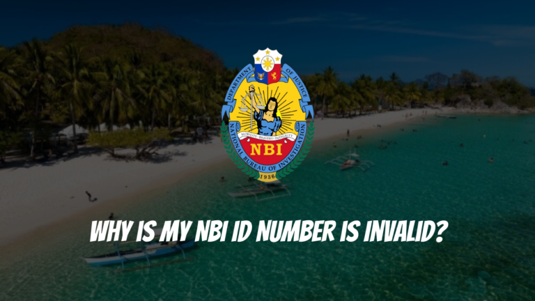 Why is My NBI ID Number is Invalid?